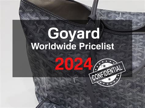 goyard 多少 钱|goyard wallet price list.